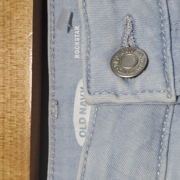 Old Navy Jeans Womens Size 2 Petite 2p Light Blue Super Skinny Rockstar - Picture 6 of 14